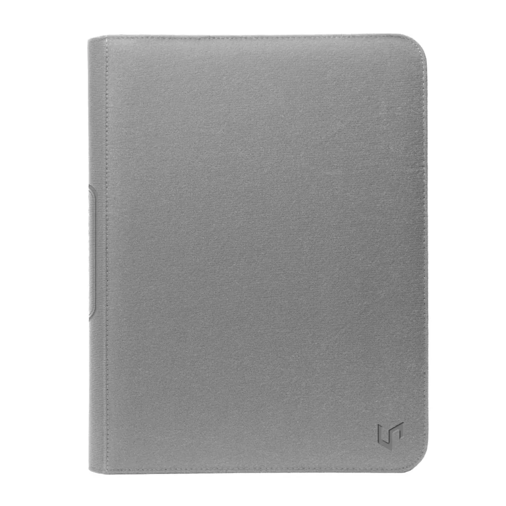 9-Pocket PatchCraft Zippered Grey PRO-Binder - Image 2