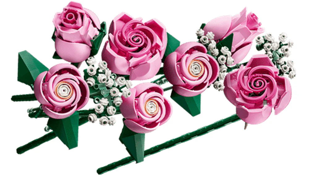 LEGO Rosa Rosebukett - Image 4