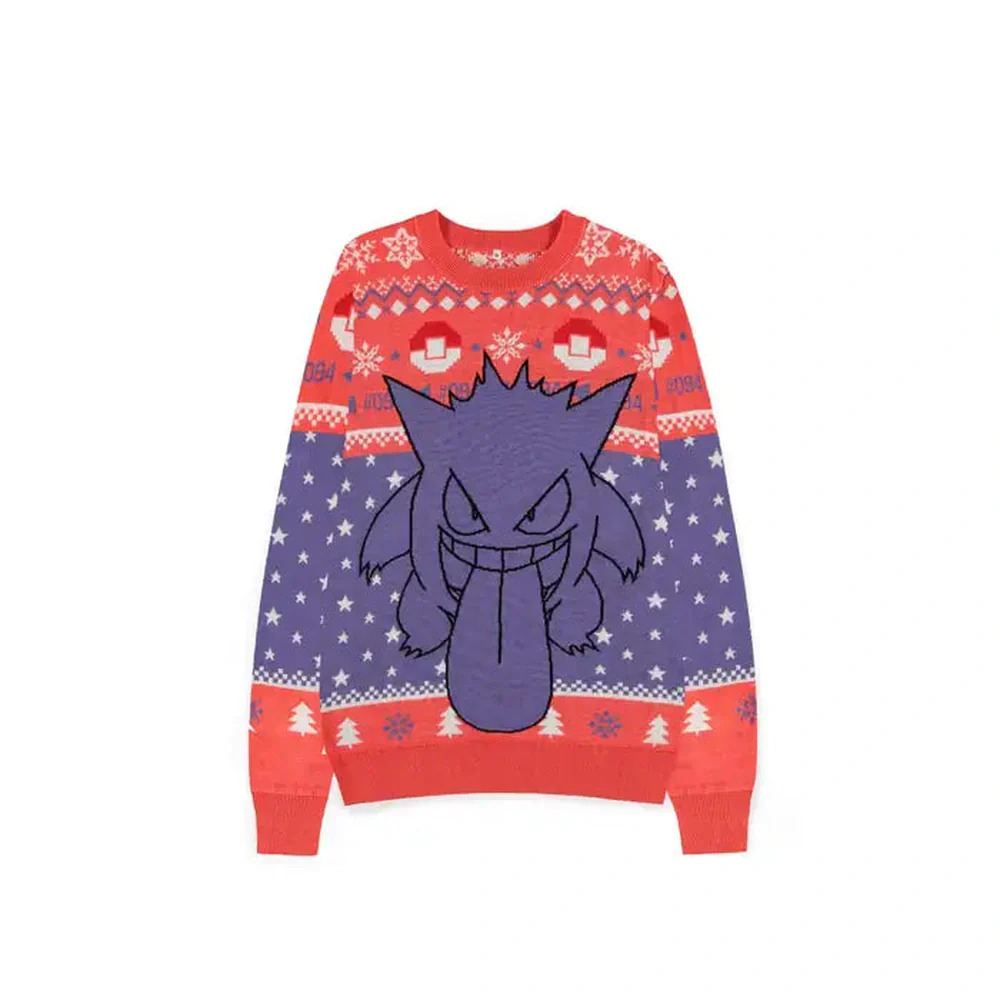 Pokemon - Gengar Christmas Jumper - Extra Small - Image 2