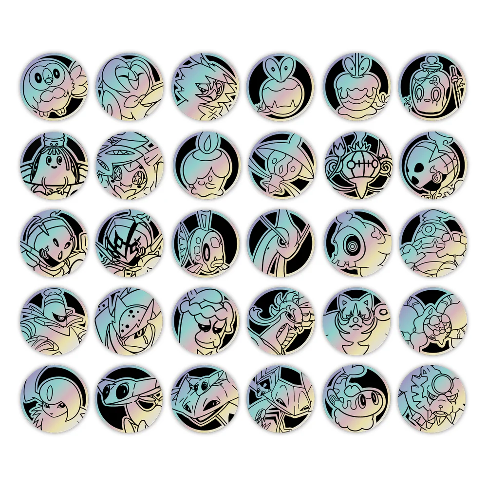 Pokemon Kinesisk Bright Fantasy Coin Set - Image 5