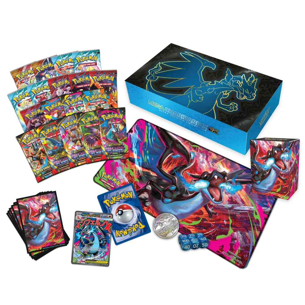 Maks 1 per pers. Pokemon Mega Charizard X ex Ultra Premium Collection - Image 3
