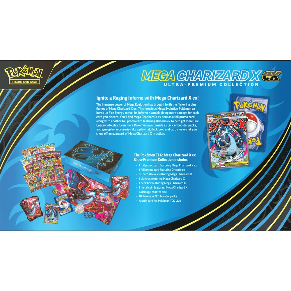 Maks 1 per pers. Pokemon Mega Charizard X ex Ultra Premium Collection - Image 8