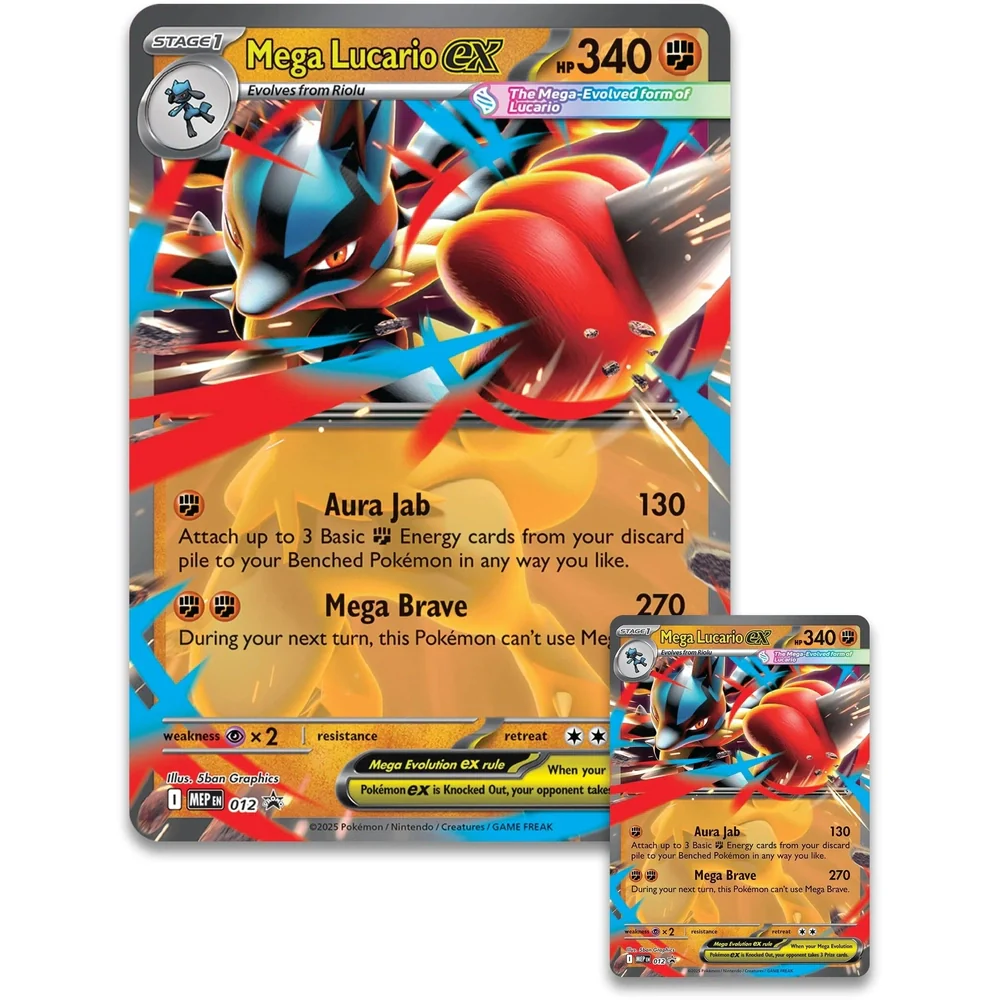 Pokemon Mega Lucario ex Figure Collection - Image 3