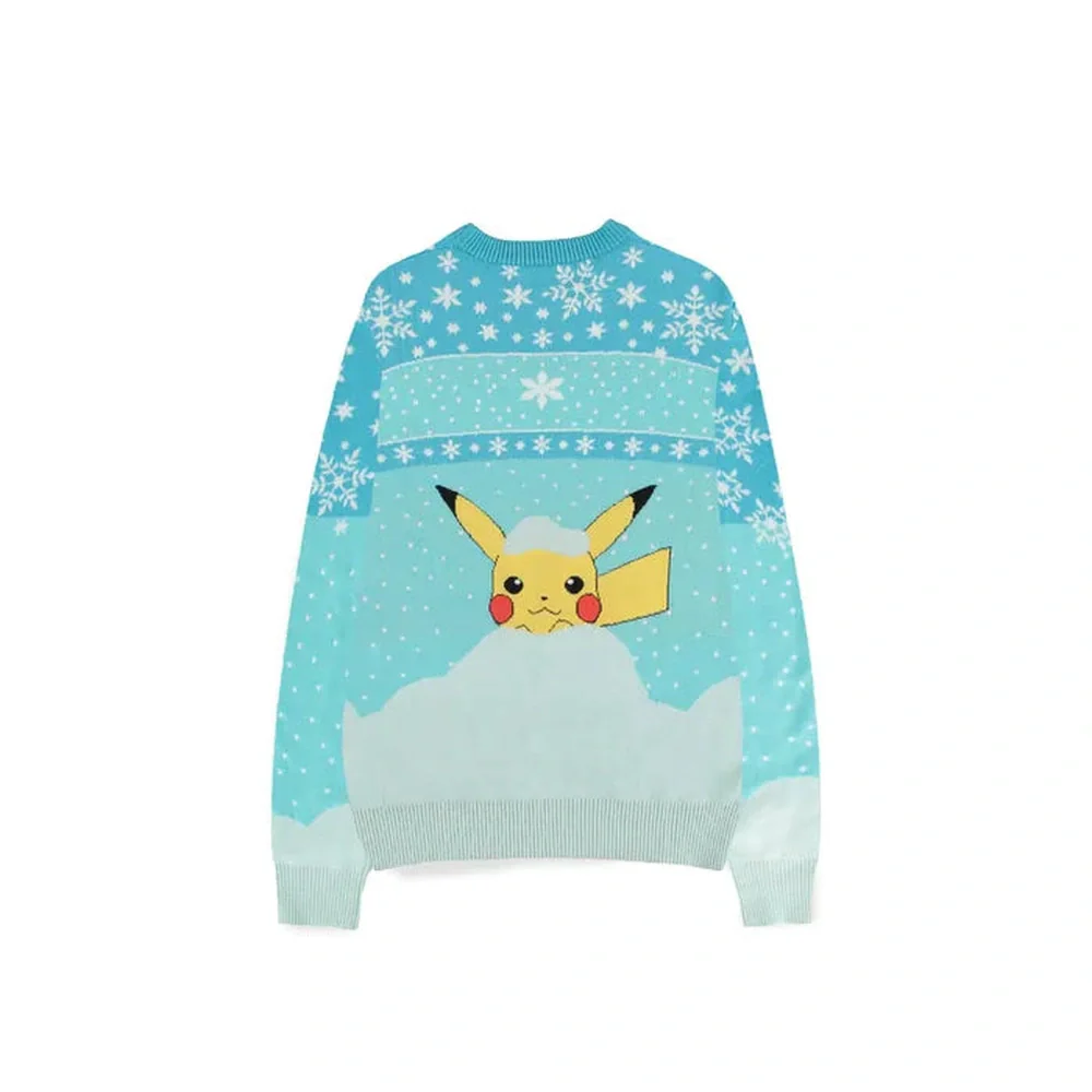 Pokemon - Snow Christmas Jumper - Small - Image 2
