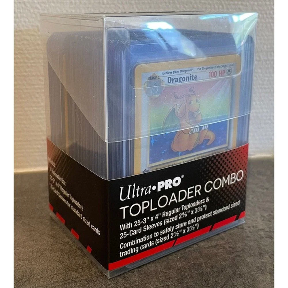 Toploader Combo Boks - 25 Toploaders og Sleeves - Image 3